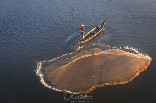 Iceland En Route - Myanmar Photo Workshop - fisherman U-Bein bridge