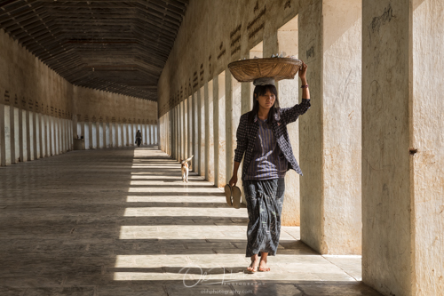Iceland En Route - Myanmar Photo Workshop - Girl on her way to the market