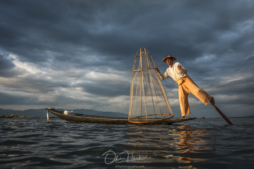 Iceland En Route - Myanmar Photo Workshop - fisherman lake inle
